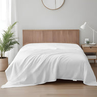 Flat Sheet Super Soft King 220x240cm-White