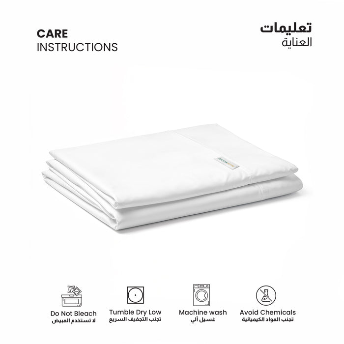 Flat Sheet Super Soft King 220x240cm-White