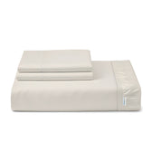 100% Cotton Fitted Sheet 200X200+30CM - Cotton Home - Sateen Cream
