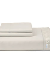 Egyptian Cotton Double Size Ivory Fitted Sheet 120X200+25CM with Pillow case - Cotton Home