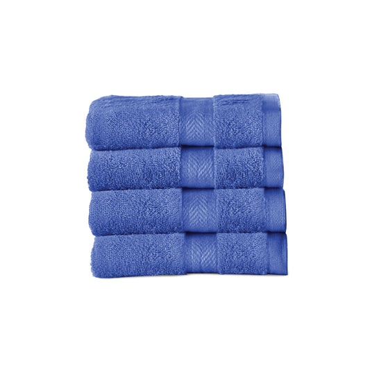 Cotton Face Towel 30x30 CM 4 Piece Set-Soft Feel, Quick Dry, Highly Absorbent Durable Towels