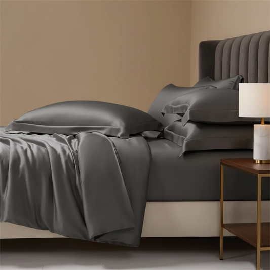 6PC Duvet Cover Set 220x240cm Silk