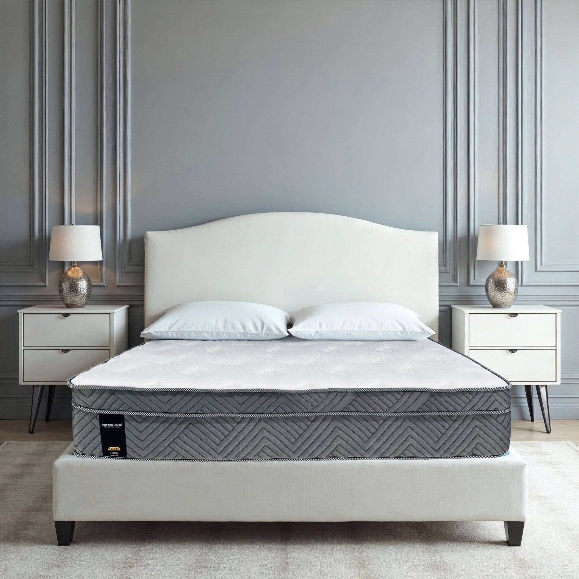 Cotton Home Glacier Memory Foam Pocket Spring Mattress King