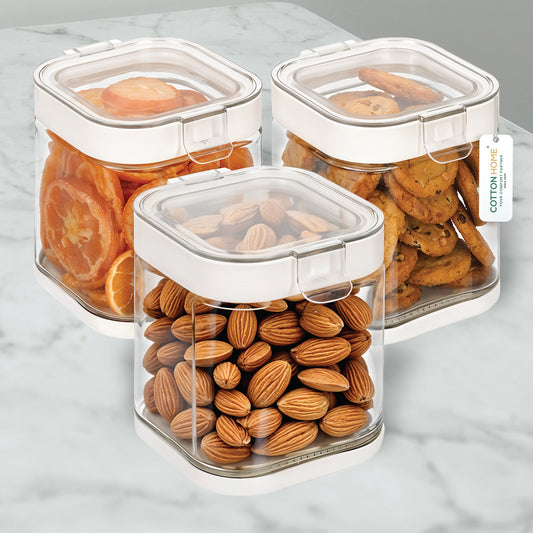 Sealed Airtight Glass Storage Container Set – 3pcs