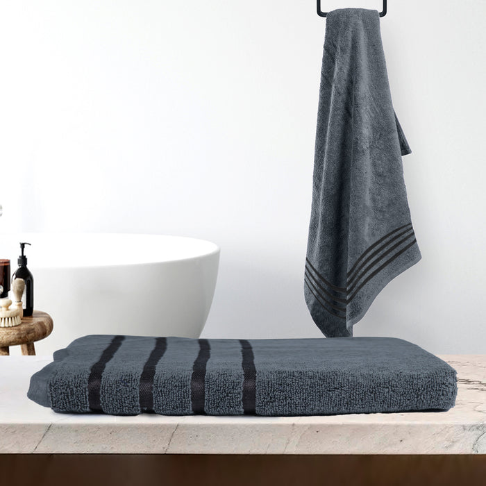 100% Cotton Aqua Breeze Bath towel 70x140 CM 1 Piece - Graphite