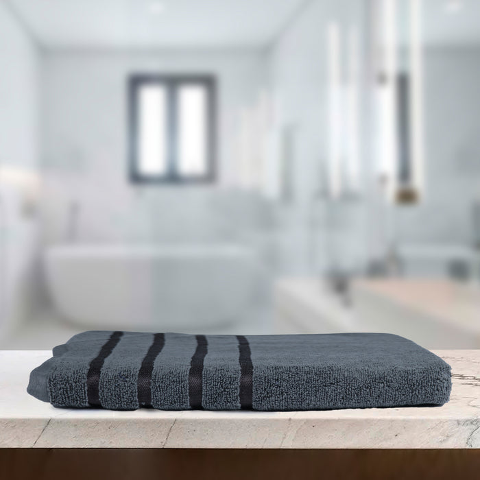 100% Cotton Aqua Breeze Bath towel 70x140 CM 1 Piece - Graphite