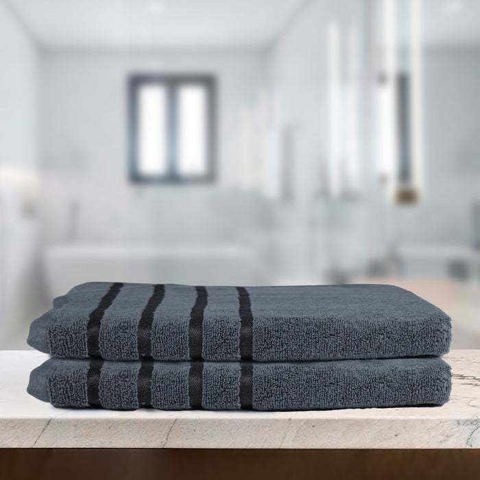 100% Cotton Aqua Breeze Bath towel 70x140 CM 1 Piece - Graphite
