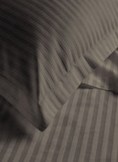 6 Piece  Duvet Cover Set 220x240cm King - Gray Stripe - Cotton Home
