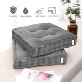 Serenity Velvet Multipurpose Seat Cushion 40x40cm Square Shape Seating