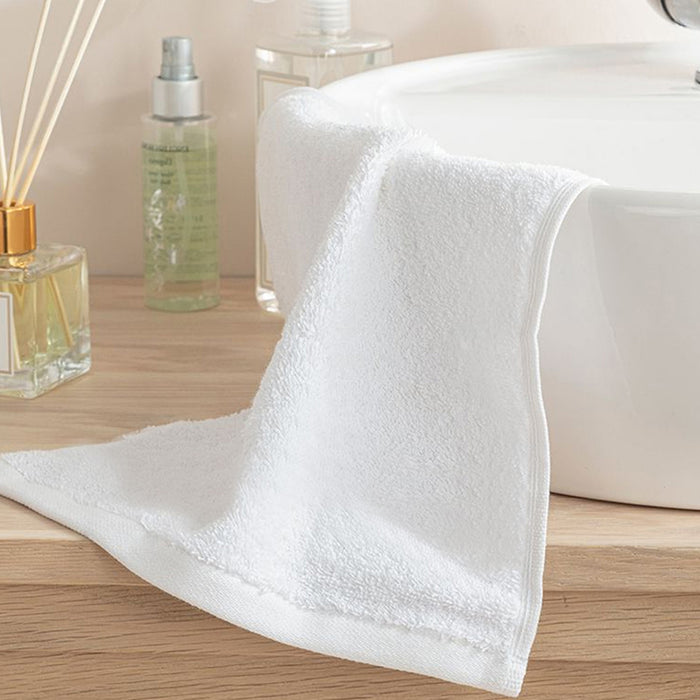 White Hand Towel 100% Cotton 600gsm -  50x100cm