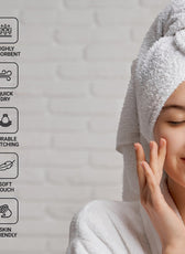 Cotton Home Ultimate Towel Collection - 8 Piece Bundle Blue - Cotton Home