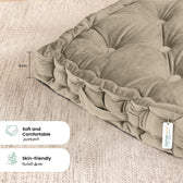 Serenity Velvet Multipurpose Seat Cushion 40x40cm  Pack of 2  Square Shape Seating