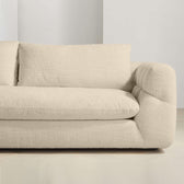 Italian Pearl Design 2-Seater Sofa – Elegant Pearl Fabric Upholstery, Premium Comfort & Style