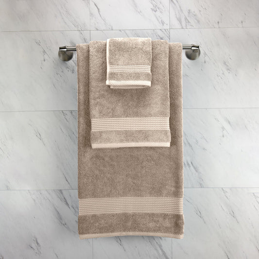 Cotton Home Ultimate Towel Collection - 6 Piece Bundle Light Brown - Cotton Home
