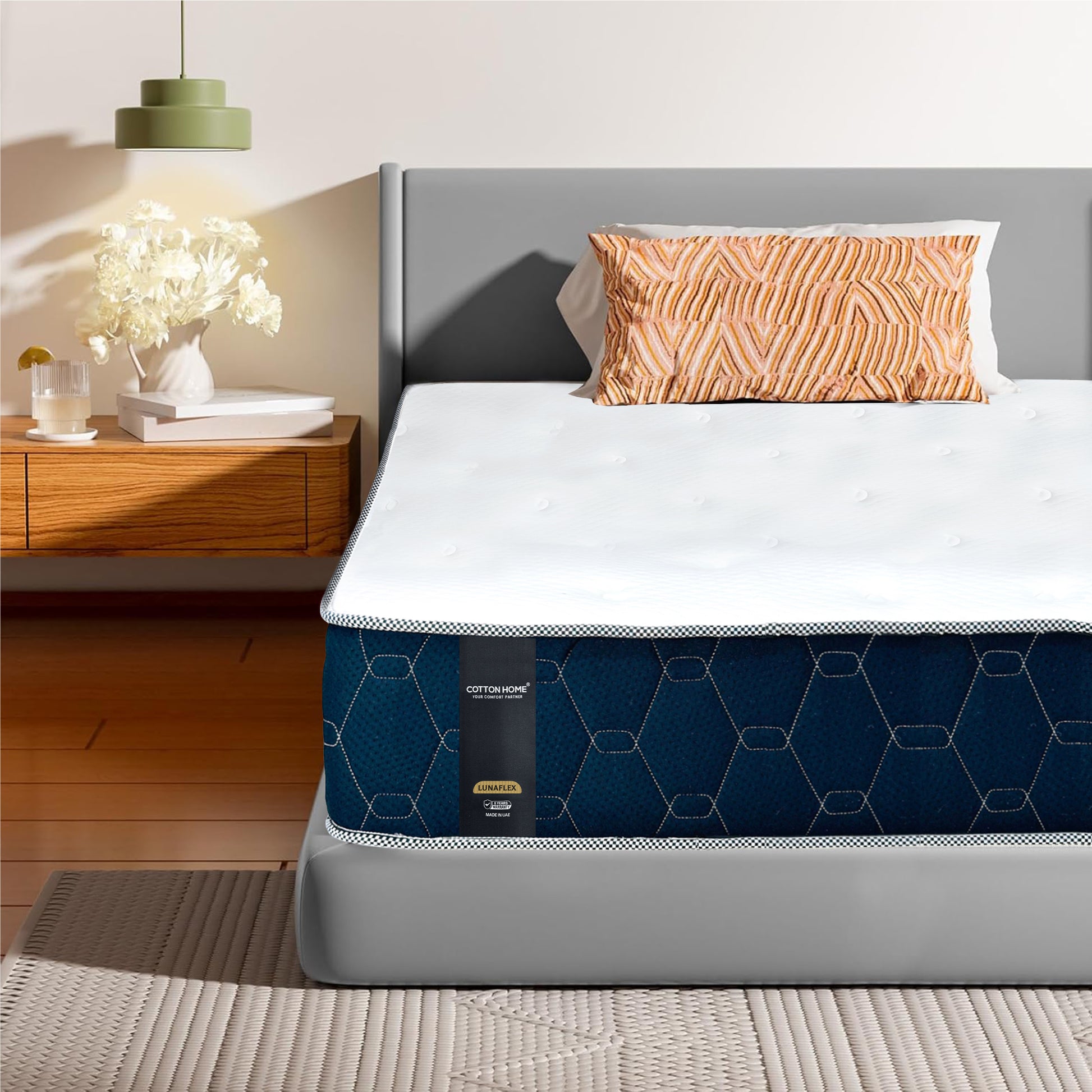 Cotton Home Lunaflex Pocket Spring Plush Mattress Single