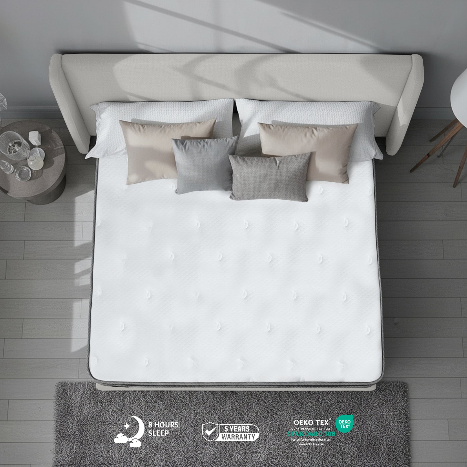 Cotton Home Lunaflex Pocket Spring Plush Mattress Single