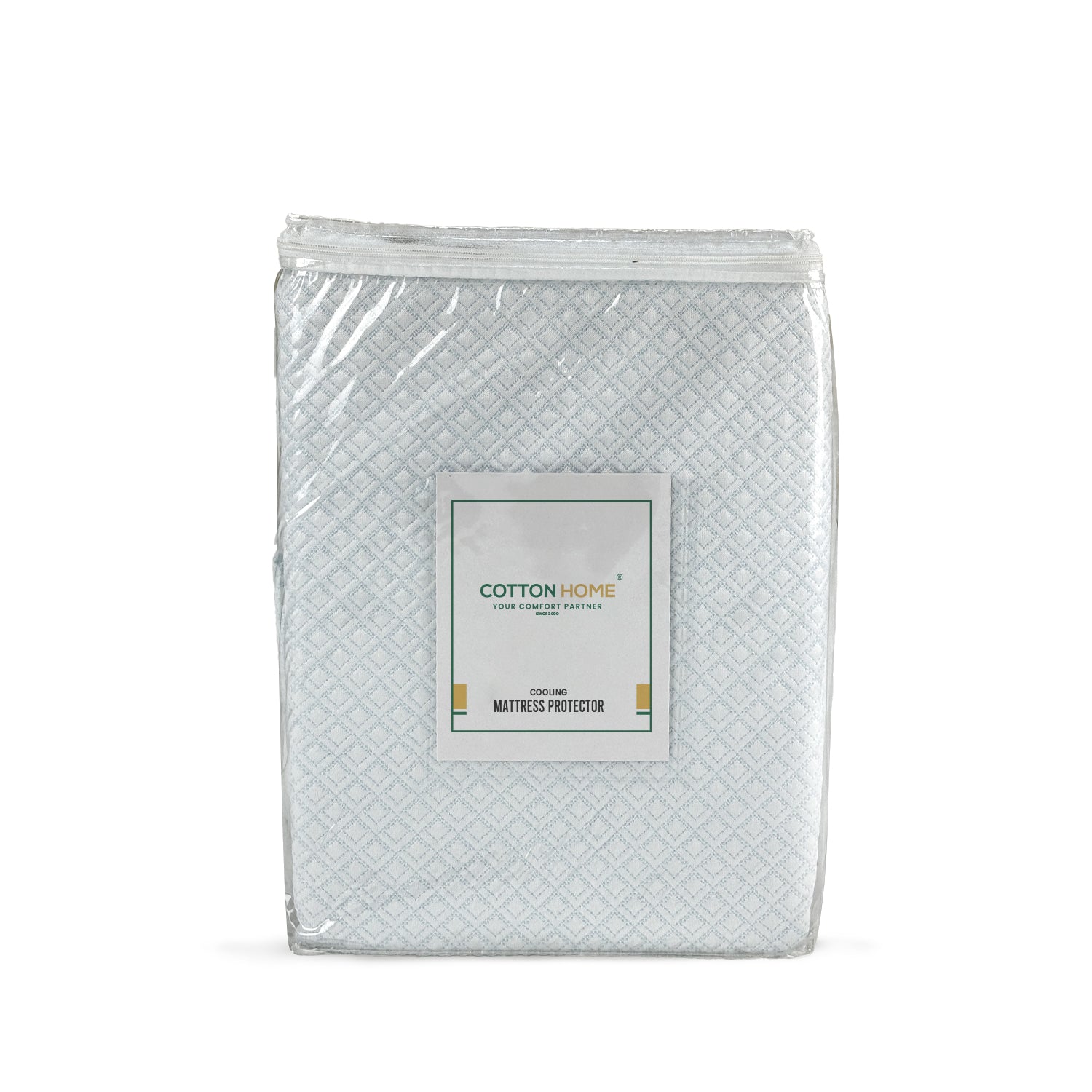 Premium Cooling Mattress Protector 120x200+35CM | Breathable & Waterproof by Cotton Home
