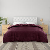 Premium Bordo 150x220cm All Season High quality Super Soft Comforter 1 Piece