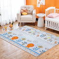 Baby Crawling Mat 200x180CM Large Reversible Waterproof, Non-Slip Play Mat with Penguin Design