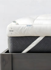 Mattress Topper Extra Thick 10cm White - Cotton Home