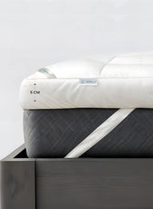 Mattress Topper 160x200+5cm - White - Cotton Home