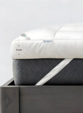 Mattress Topper 160×200+8cm - White - Cotton Home
