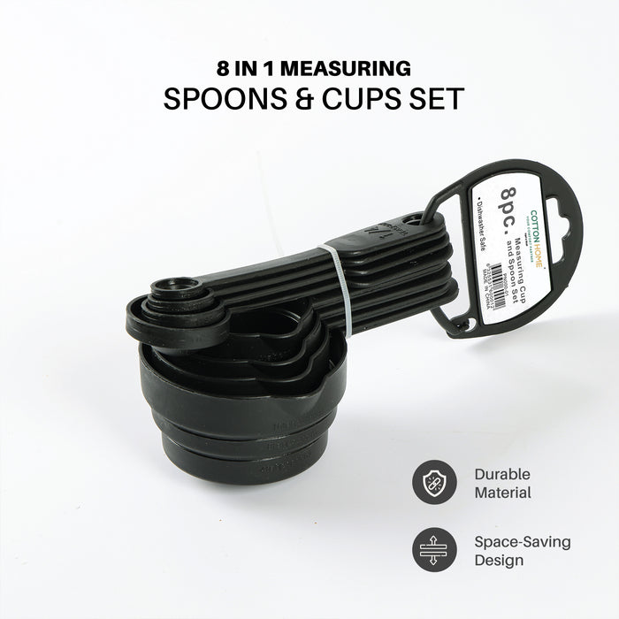 8-Piece Smart Kitchen Measuring Spoon & Cup Set