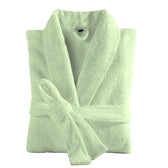 Premium Cotton Mint Green Terry Bathrobe with Pockets Suitable for Men and Women, Soft & Warm Terry Home Bathrobe, Sleepwear Loungewear, One Size Fits All