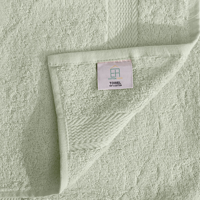 Cotton Home Ultimate Towel Collection - 4 Piece Bundle Mint