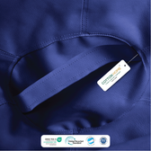 Kids Bean Bag Chair Premium PU Leather 50x80x80cm - Navy Blue