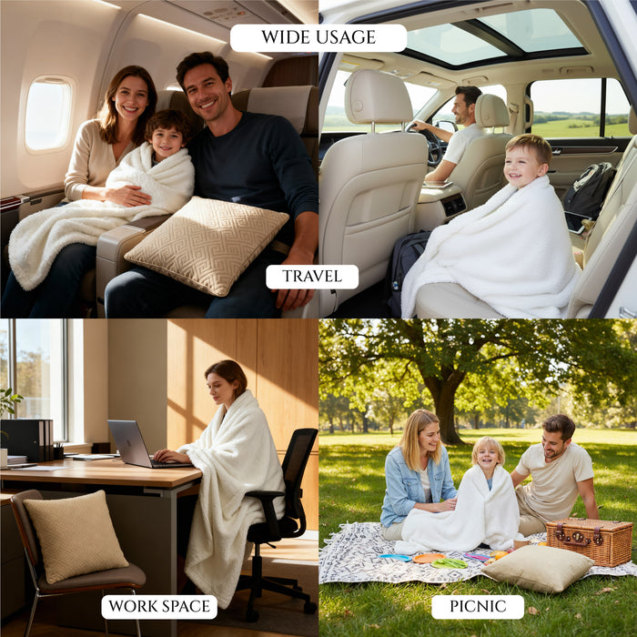 National Day Mega Comfort Combo – Mattress, Pillows Set Blanket Bundle 11