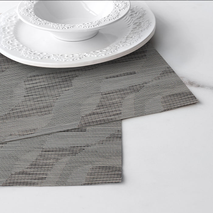 Luxury Placemat Set of 4 | Heat Resistant Placemats | Table Mats | Cotton Home - Grey