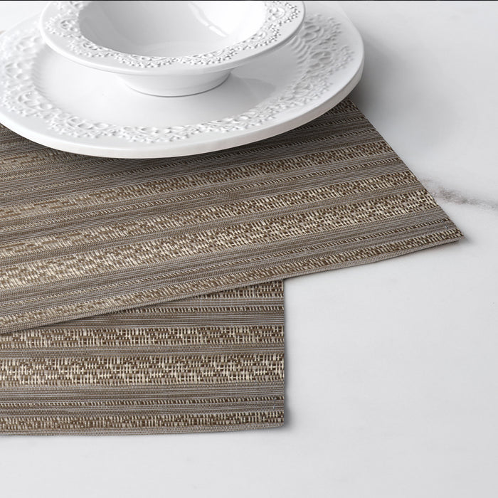 Luxury Placemat Set of 4 | Heat Resistant Placemats | Table Mats | Cotton Home - Magic Lines Gold