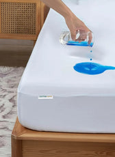 PU Laminated Waterproof Mattress Protector 160x200+35cm with Deep Pocket