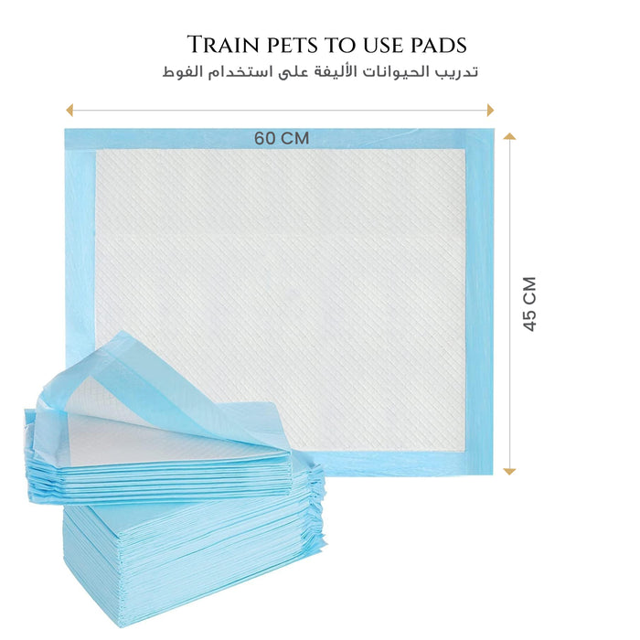 Ultra-Absorbent Disposable Pet Training Pads – Leak-Proof & Quick-Drying 45x60cm, Pack of 50