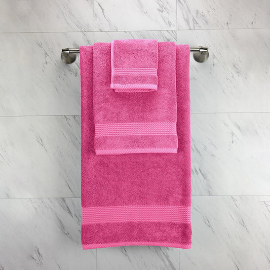 Cotton Home Ultimate Towel Collection - 8 Piece Bundle Pink - Cotton Home
