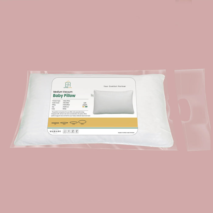 Medium Vacuum Compressed Pillow For Baby- 30x50cm