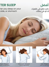 Beverly Quilted Pillow Cotton Pillow 50x70cm - Cotton Home