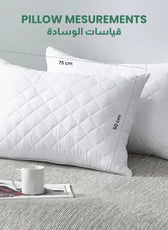 Beverly Quilted Pillow Cotton Pillow 50x70cm - Cotton Home