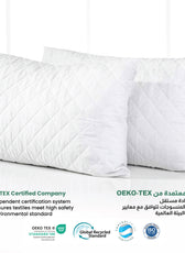 Beverly Quilted Pack of 2 Pillow Cotton Pillow 50x70cm - Cotton Home