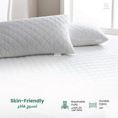 Four Seasons Quilted Pillow Bed Pillows for Sleeping Hotel Pillow White 50x75 cm Pack of 1