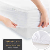 PU Laminated Waterproof Mattress Protector 160x200+35cm with Deep Pocket