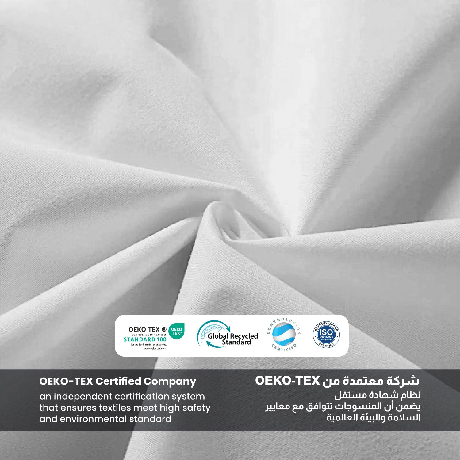 PU Laminated Waterproof Mattress Protector 160x200+35cm with Deep Pocket