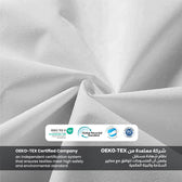 PU Laminated Waterproof Mattress Protector 160x200+35cm with Deep Pocket