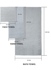 Cotton Home Ultimate Towel Collection - 8 Piece Bundle Cream - Cotton Home