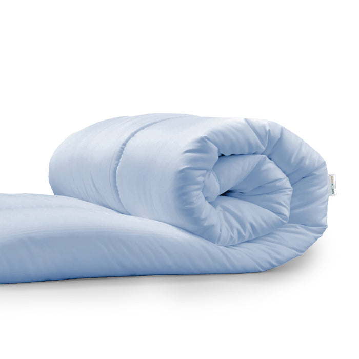 Single Piece Roll Comforter - Sky Blue