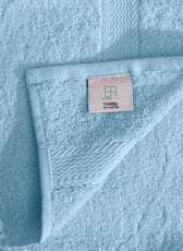 Cotton Home Ultimate Towel Collection - 8 Piece Bundle Sky Blue - Cotton Home