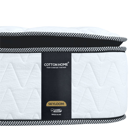 Cotton Home Skyloom Bonnel Spring Pillow Top Mattress Single