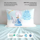 Kids Duvet Cover Set - 4 Pc - Snow Princes Print 160x220cm | Cotton Home