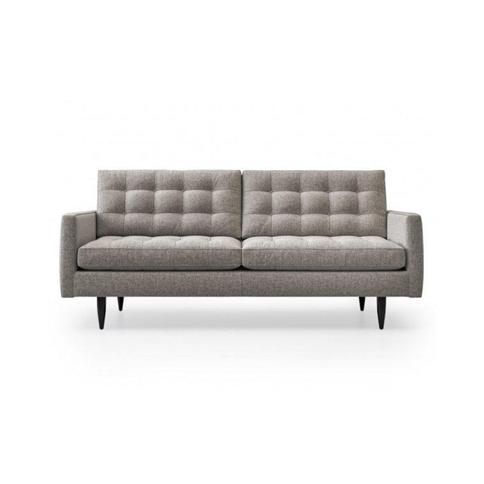 2 Seater Fabric Grey Tufted Sofa